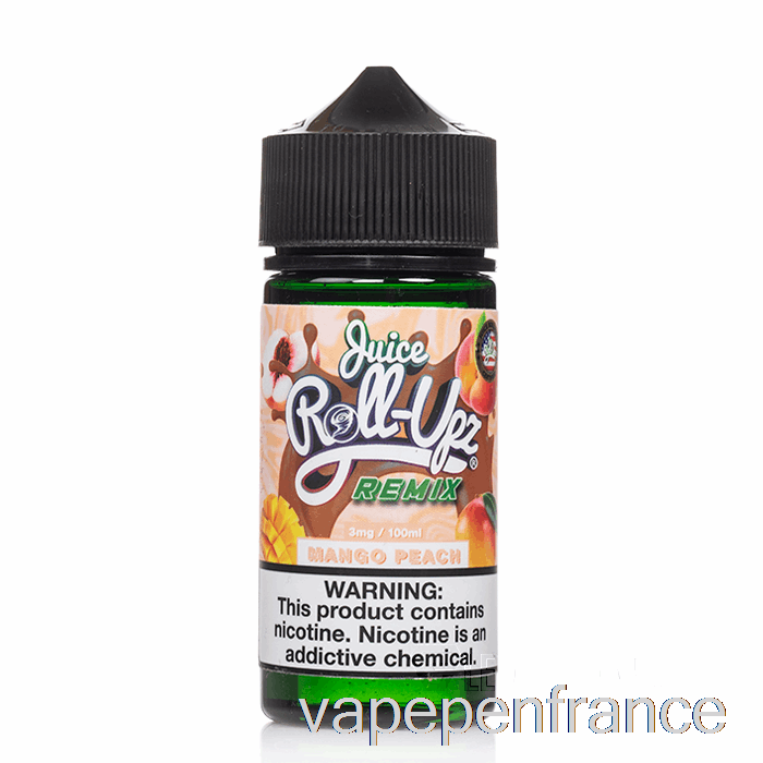 Mangue Pêche - Jus Roll Upz Remix - 100 Ml 0 Mg Stylo Vape